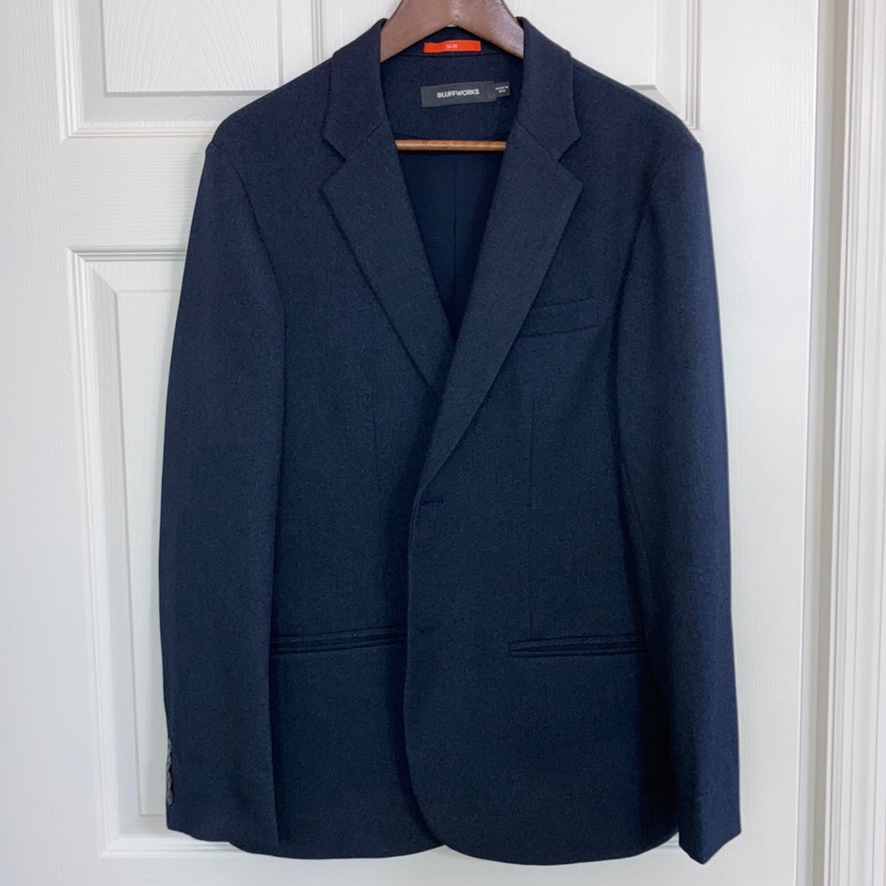 Bluffworks Gramercy Blazer Slim Fit Size 42R